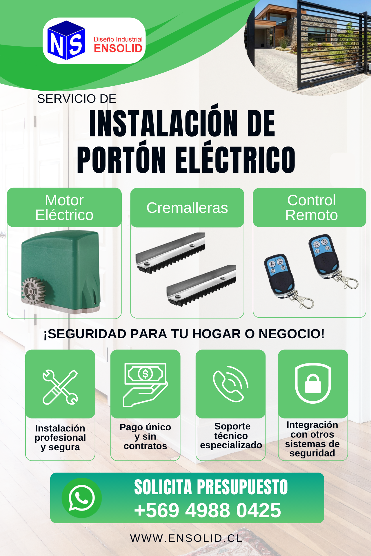 Flyer Promocional Diseño de Maquinaria Agrícola
